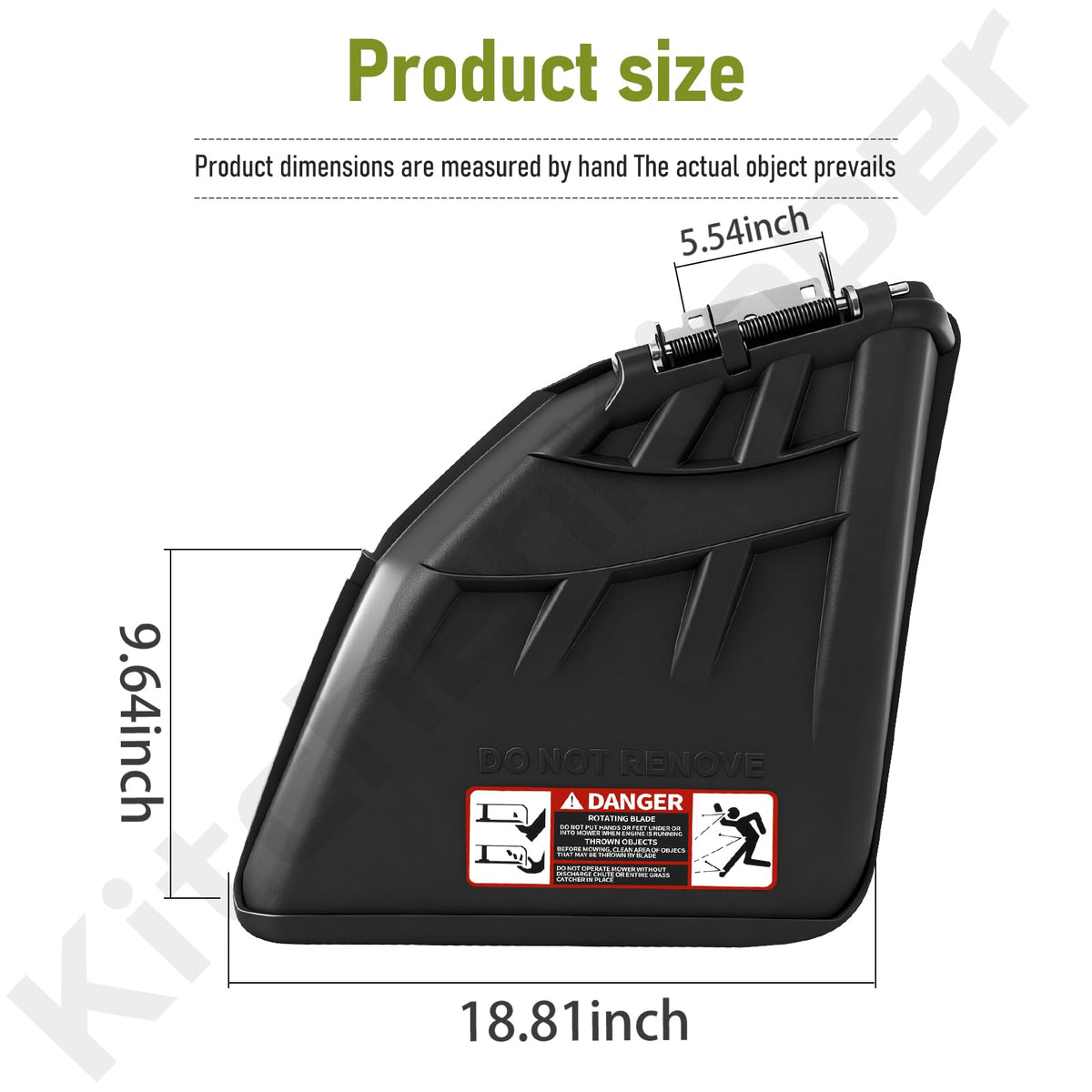 KitchenKipper AUC11996 durable-discharge kit shows rugged construction for outdoor use.