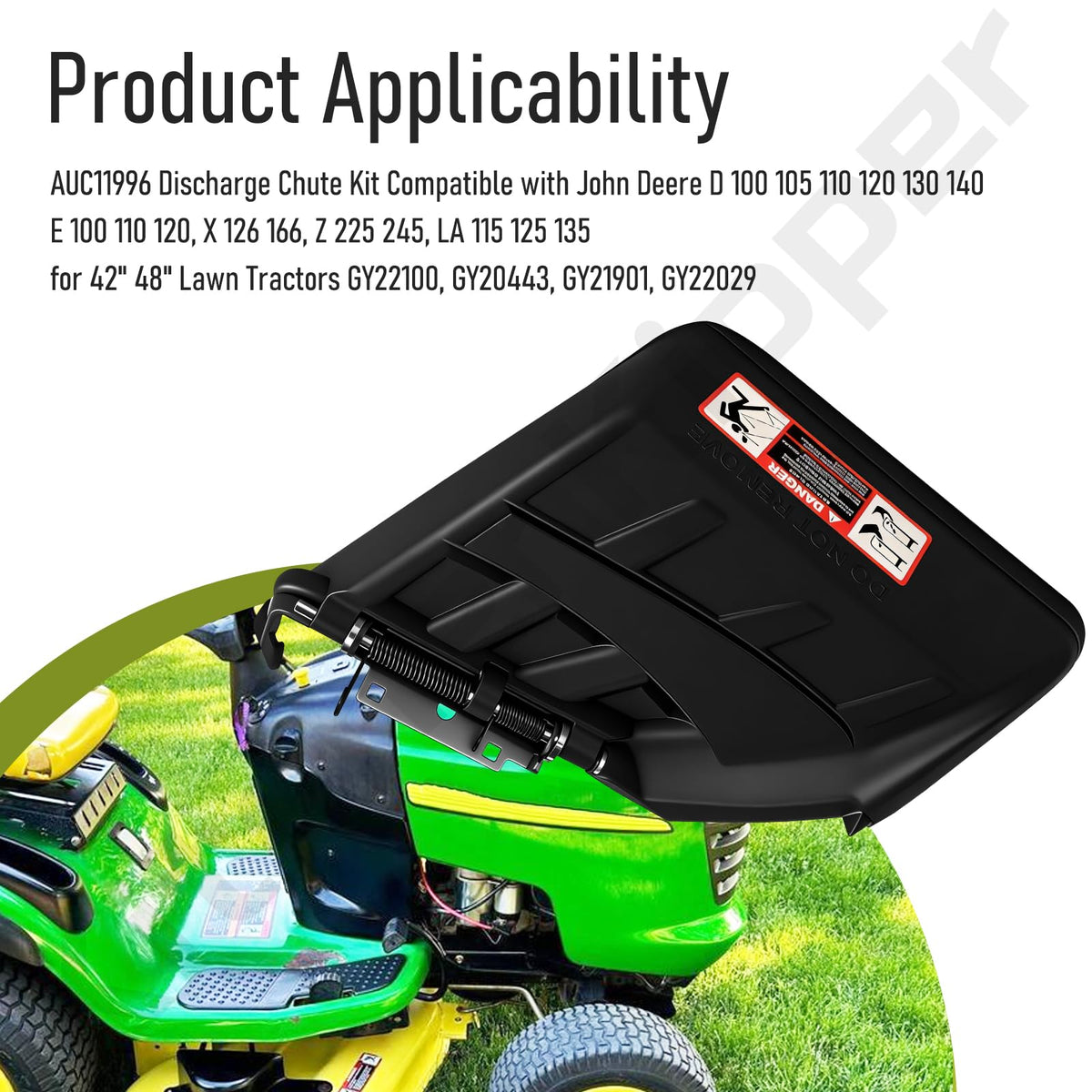 KitchenKipper AUC11996 outdoor-lawn-maintenance captures efficient mowing with proper discharge.