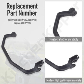 KitchenKipper drive handle for Cub Cadet SC500Z supports steady grip on hills.