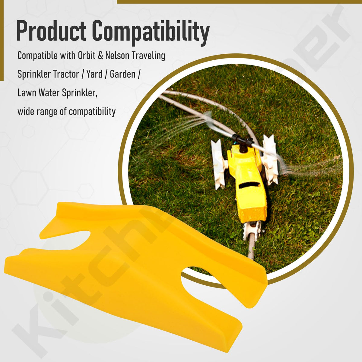 KitchenKipper easy setup with quick positioning for optimal lawn care.