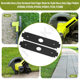 8 inch KitchenKipper edger blade with precise dimensions for reliable performance