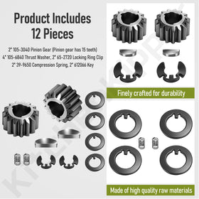 KitchenKipper key 612066 aligns and locks gear position