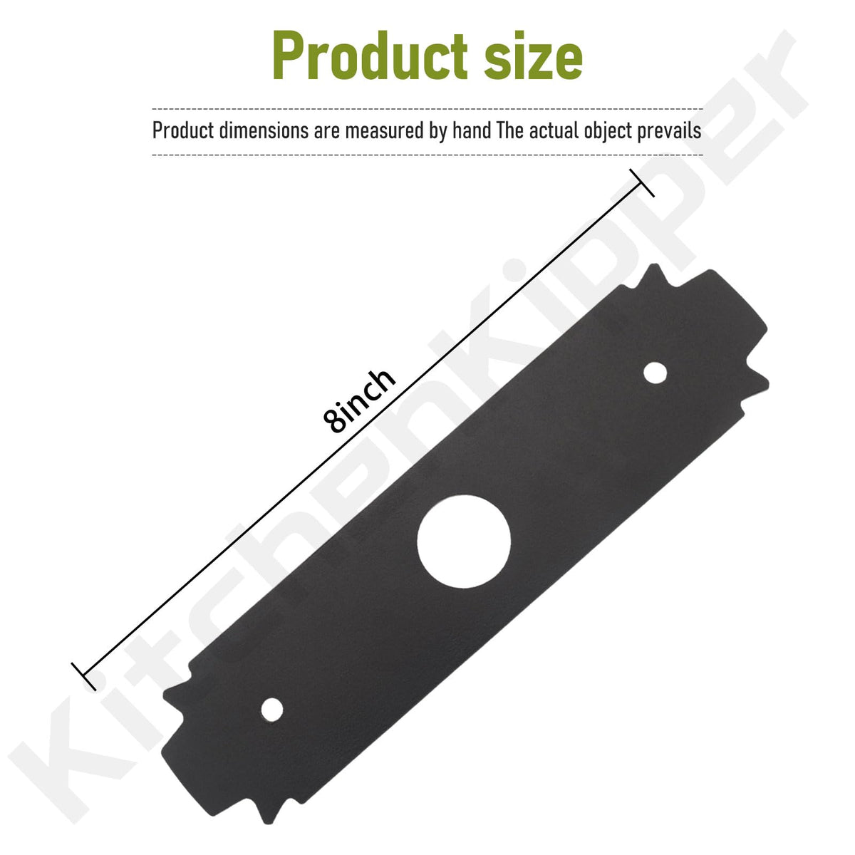 Ryobi-compatible KitchenKipper edger blade ready for Expand-It quick swaps