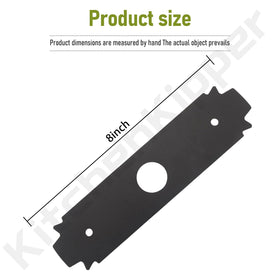 Ryobi-compatible KitchenKipper edger blade ready for Expand-It quick swaps