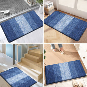 Kitinjoy door mat machine washable for easy maintenance