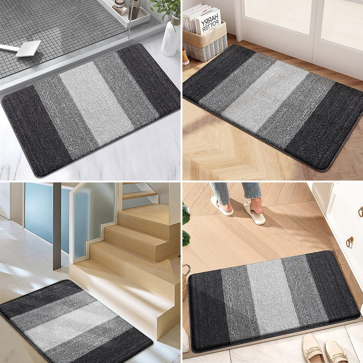 Kitinjoy easy-care mat, machine washable for quick maintenance.