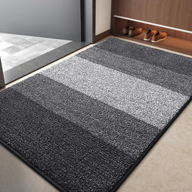 Kitinjoy doormat 40x32 traps dirt and keeps entryways clean.