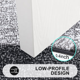 Kitinjoy low-profile entry mat fits under doors without jamming