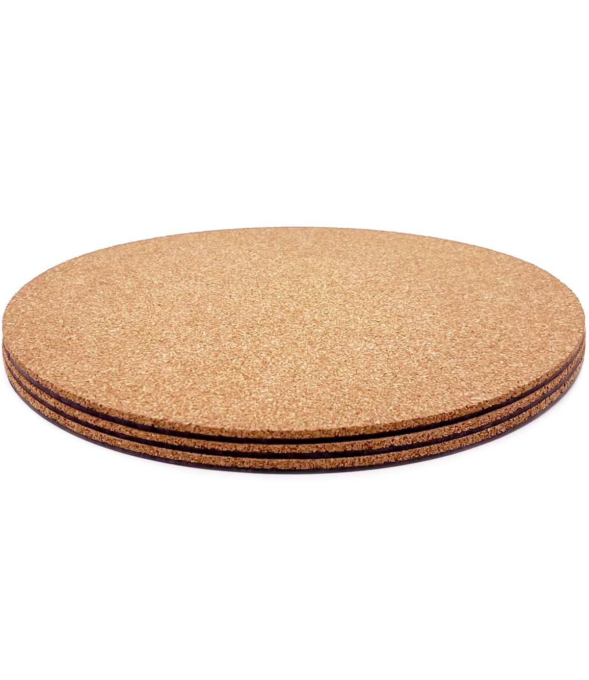 KITLAB cork plant coaster double layers 10 inch protects surfaces from scratches and moisture.