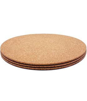 KITLAB cork plant coaster double layers 10 inch protects surfaces from scratches and moisture.