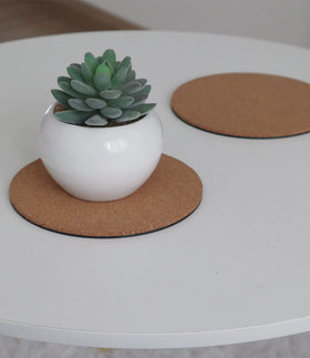 KITLAB Cork Plant Coaster in kitchen as versatile placemat and trivet