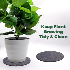 KITLAB drying mat used as a plant coaster for damp items