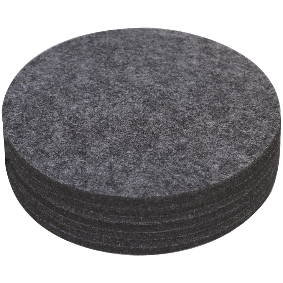 KITLAB felt plant coaster 6-inch under a potted plant protects surfaces and reduces spills