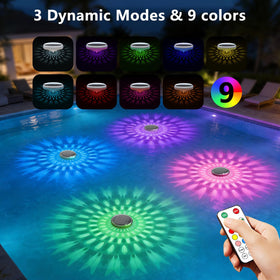Kitloo dynamic RGB floating lights offer colorful ambiance for gatherings