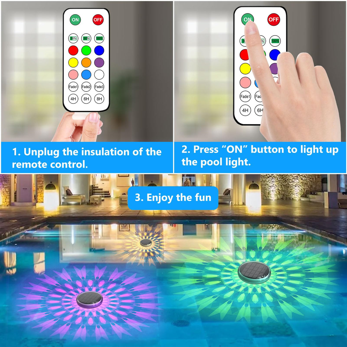 Kitloo includes remote and manual for quick setup