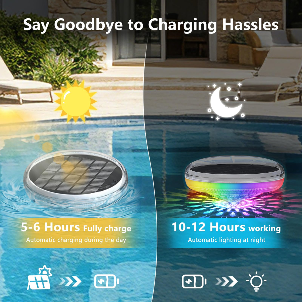 Kitloo pool light remote control enables easy mood lighting from anywhere