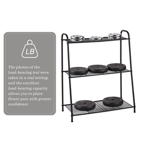 Kitsanery large-capacity plant holder accommodates several plants.