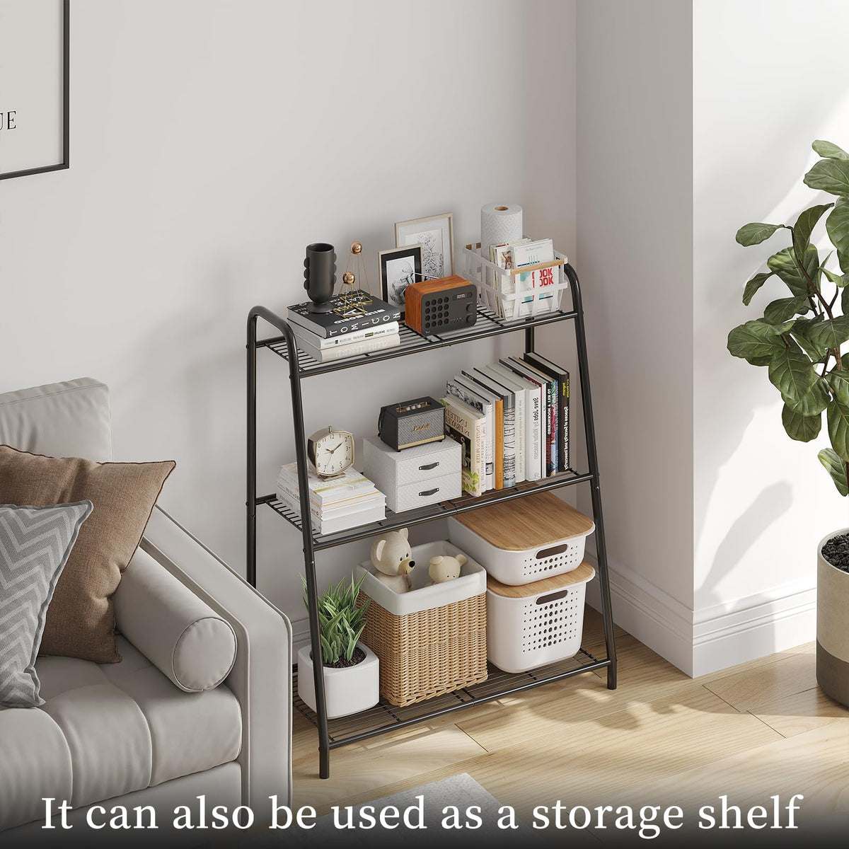 Kitsanery rust-proof coating extends stand durability indoors and outdoors.