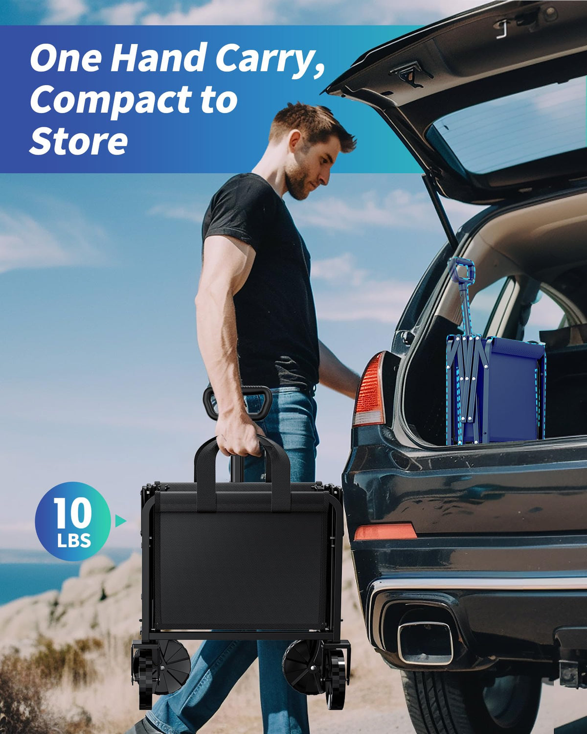 Kitsure 80L interior offers generous space for gear and groceries.