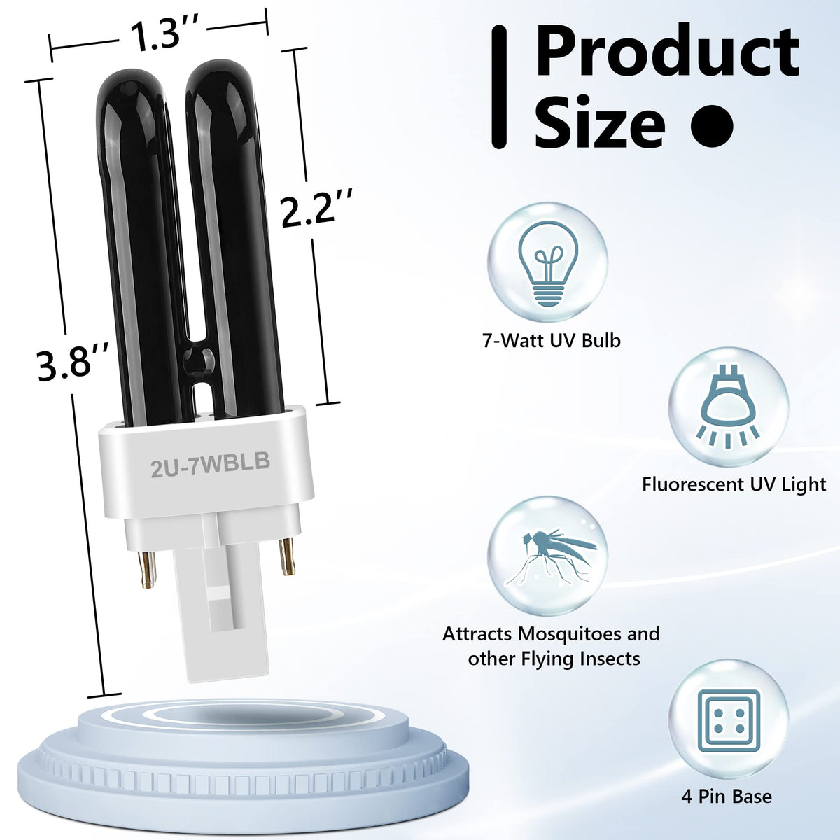 Kittmip Dynatrap-compatible bulbs deliver quick, easy upgrades for insect-attracting traps.