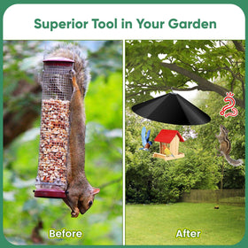 KITVONA weather-resistant baffle withstands rain and sun for lasting use.