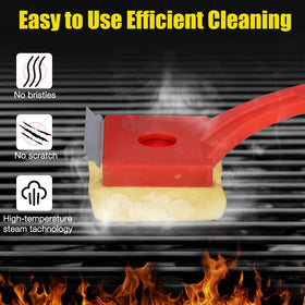 Kitwanda grill brush pad is dishwasher-safe for quick cleanup