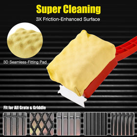 Kitwanda grill brush replaceable head extends cleaning life
