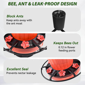 Durable ASA plastic construction on Kitwinney feeder in sunlight