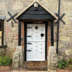 KIYIYZER Definitely Not A Trap Door Doormat suitable for indoor outdoor use