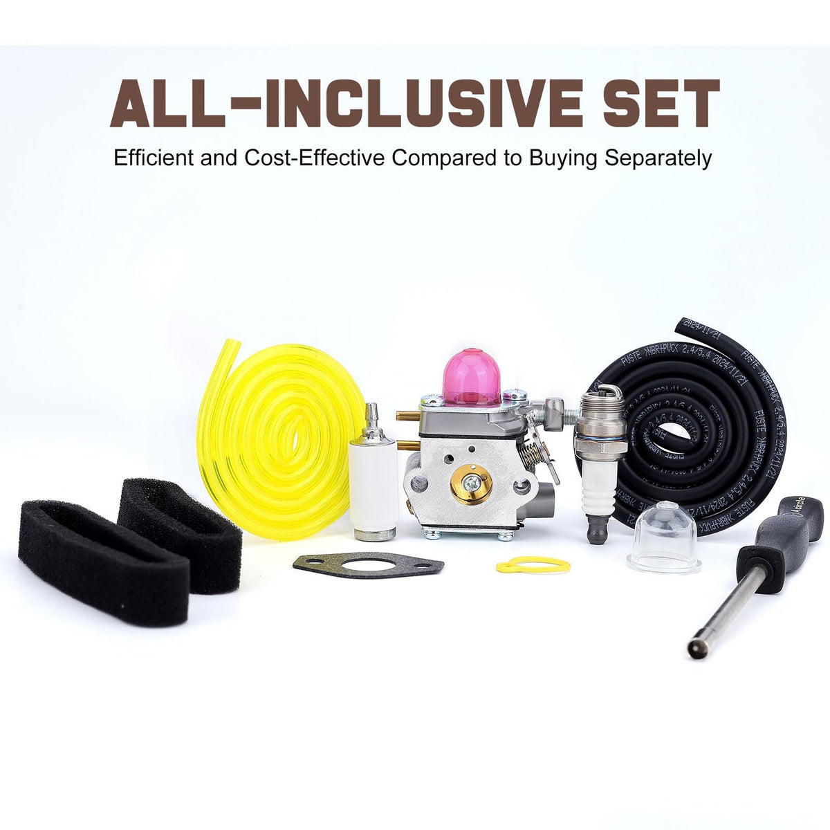 Kizut 753-06190 carburetor fuel inlet connection visuals