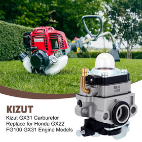 Kizut FG100 air filter image highlighting clean intake for efficient operation.