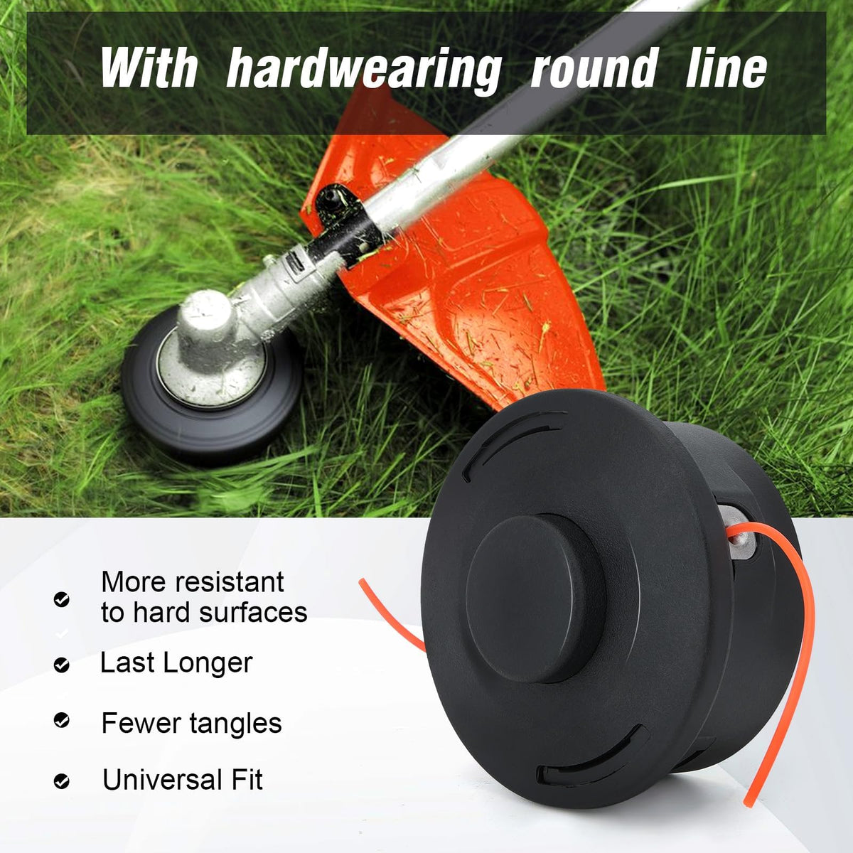 Kizut FS55R head with 10mm arbor for easy attachment