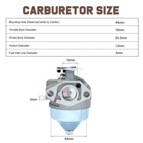 Kizut GCV190 carburetor gaskets set ensures leak-free mounting