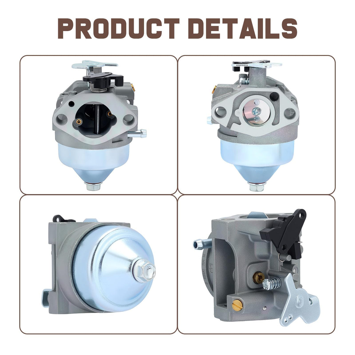 Kizut GCV190 carburetor insulator with vibration resistance