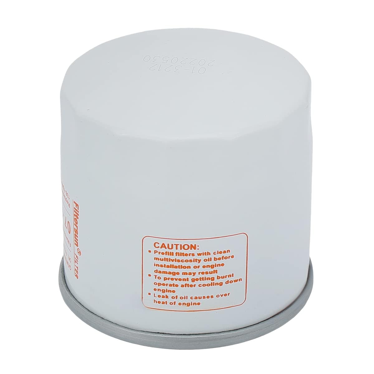 Kizut MX5000 SWX5000 oil filter close-up supports long mowing sessions