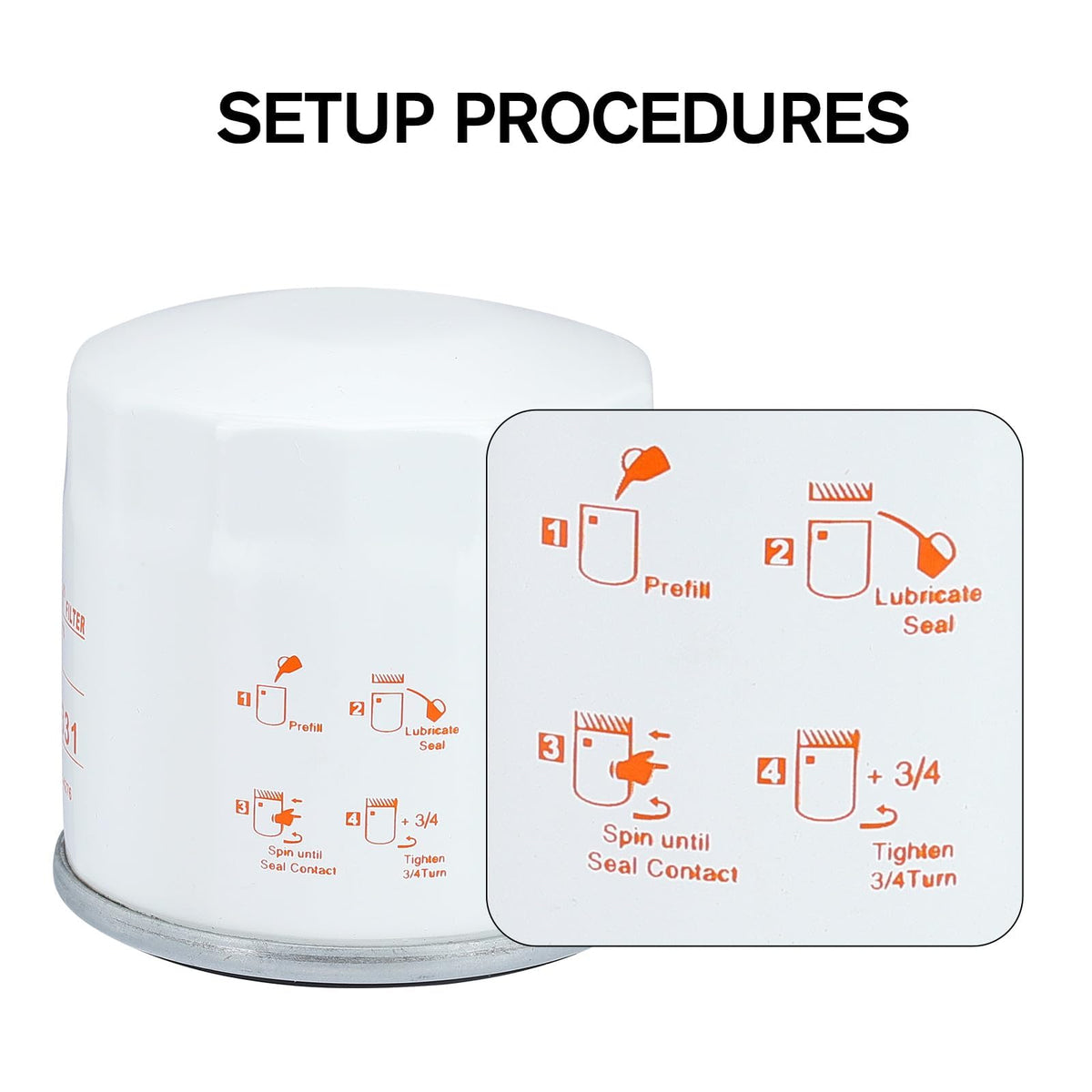 Kizut ZS4200 SW4200 oil filter close-up compatibility with Toro Z-Series