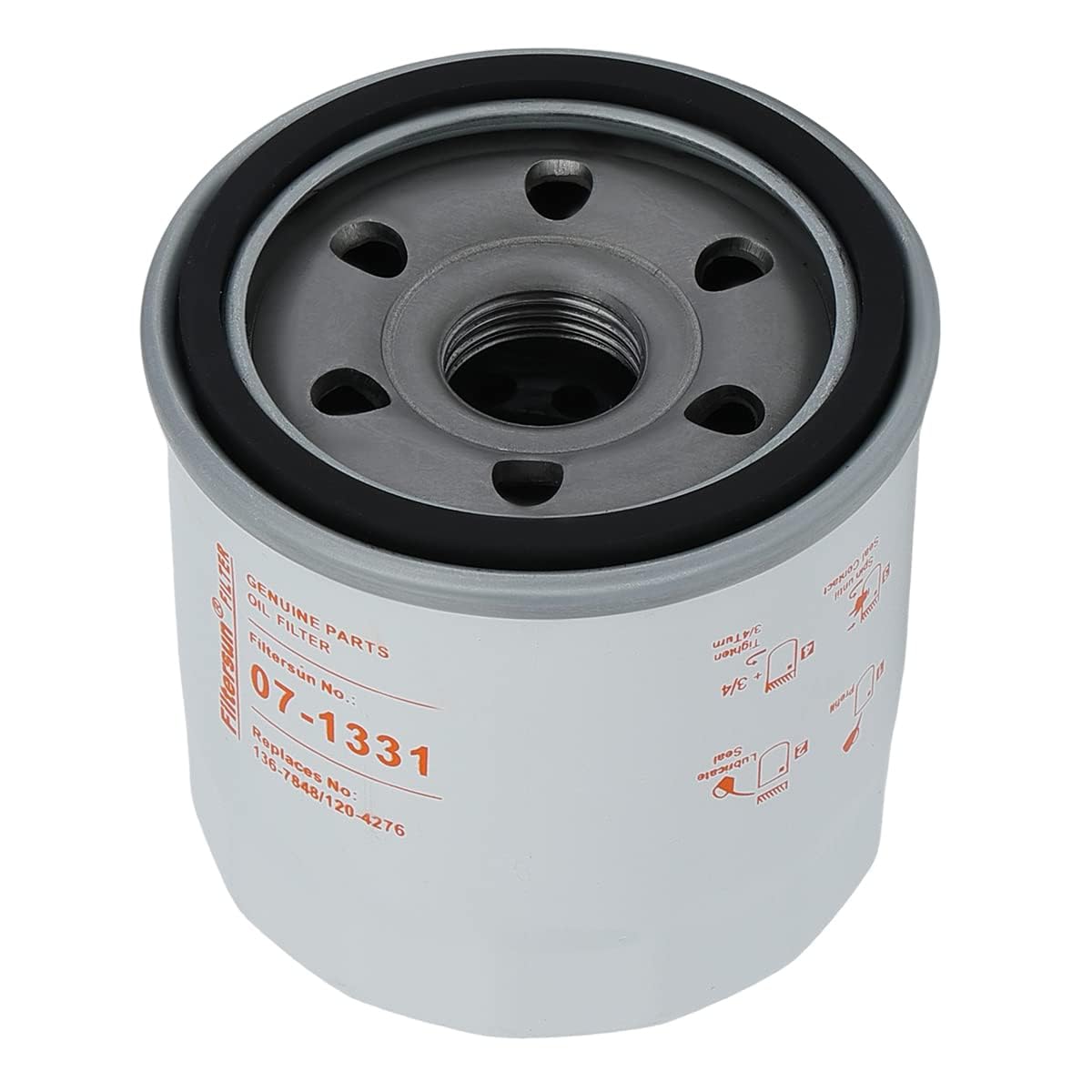 Kizut packaging oil and fuel filters close-up includes two oil and two fuel filters