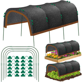 KJX garden shade cloth 79x40 provides 70 percent sun protection.