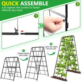 KJX tool-free assembly featuring top hinge for quick setup