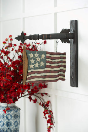 K&K Interiors resin arrow detail offers durable decor for indoor or covered outdoor spaces
