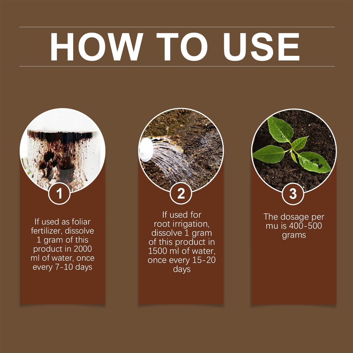 KKINYAS soil activators in garden bed, suitable for indoor and outdoor use.