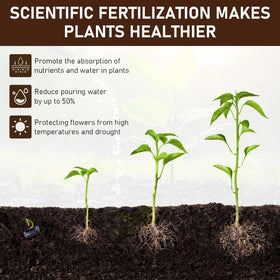 KKINYAS soil activators in a potting mix scenario, enhances nutrient uptake.