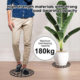 KKONHII plant trivet lifter mats elevate pots for drainage and root health.