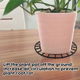 KKONHII pot elevator stand keeps plants stable while improving air circulation.