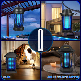 Klahaite 15W bulb for T8 bug zapper, reliable outdoor performance