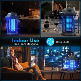 Klahaite bug zapper grid closeup shows 4200V electric grid for quick elimination