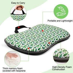 Klarg kneeling pad large 17.7 x 10.8 inch footprint supports both knees in gardening.