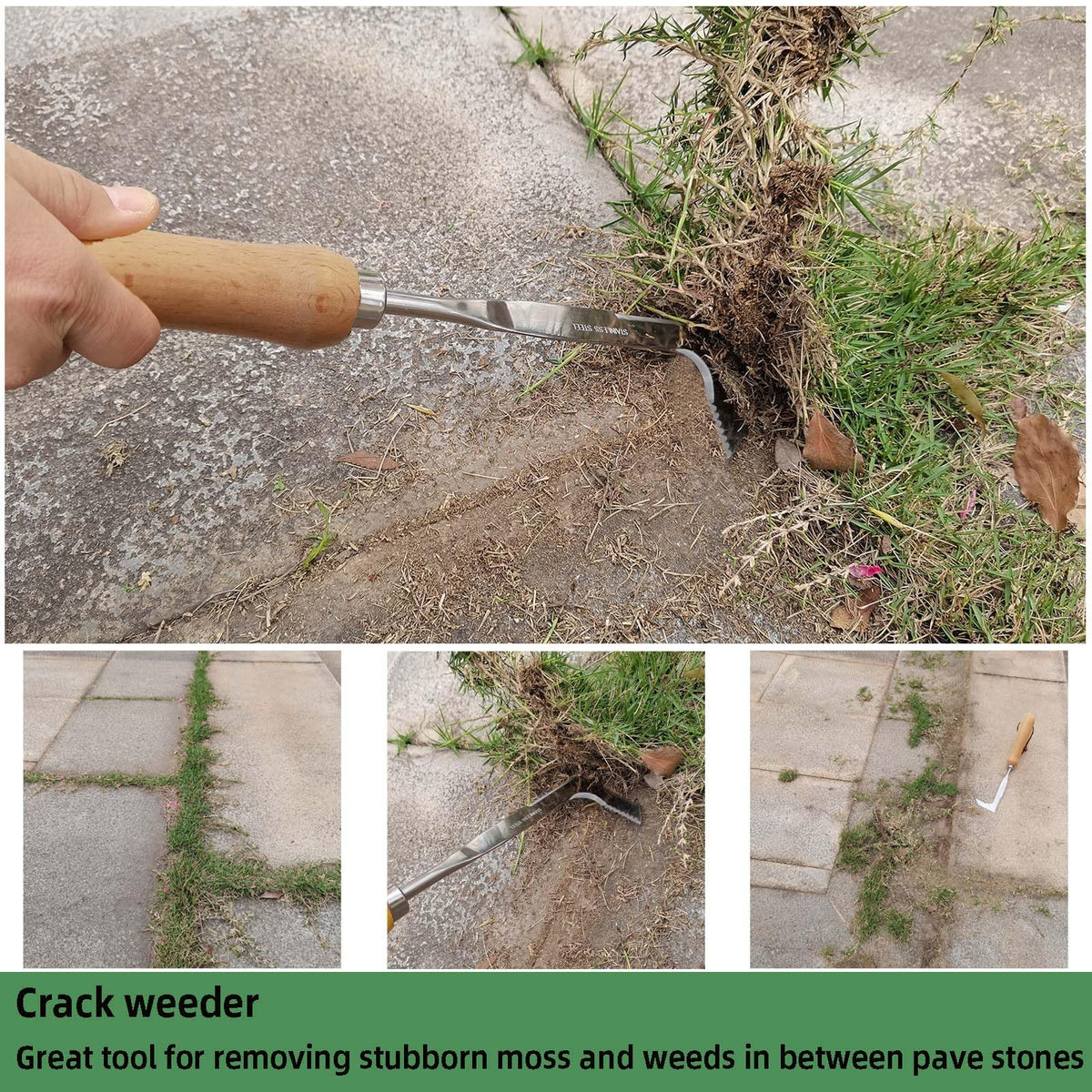 KLDOLLAR Crack Weeder suitable for driveways, patios, and wall gaps.