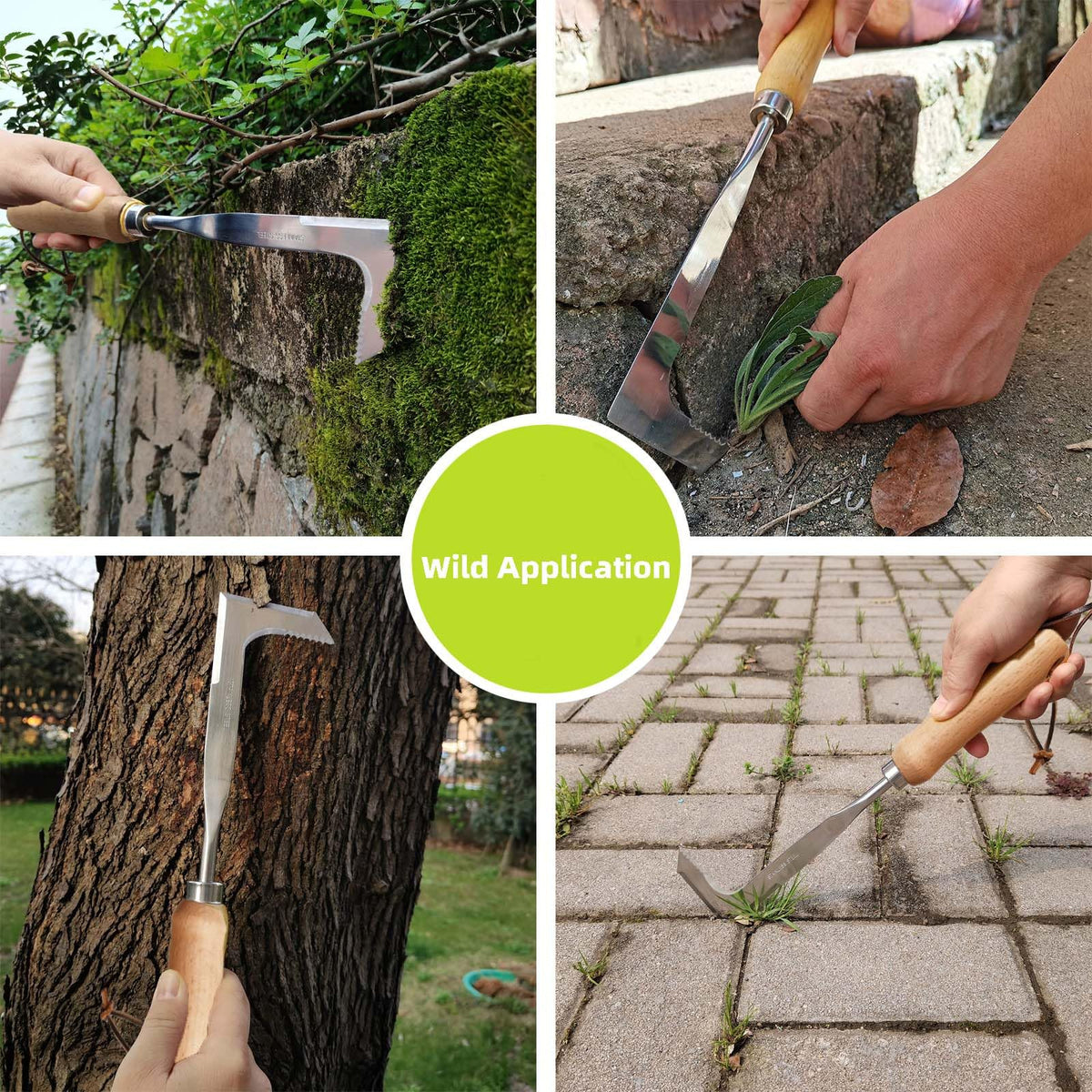 KLDOLLAR Crack Weeder ideal for narrow sidewalk gaps and paver joints.