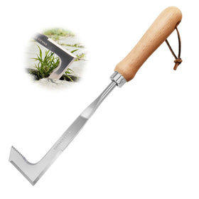 KLDOLLAR Crack Weeder serrated tines for precise weed removal.